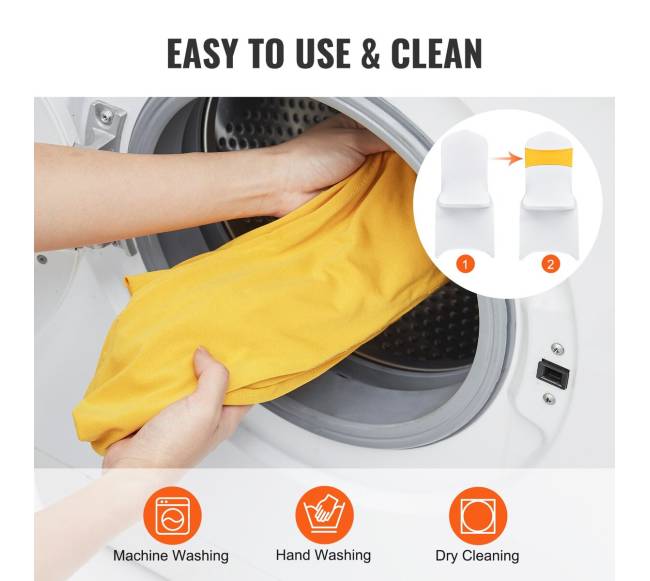 50 vnt. geltonos elastinės kėdžių juostos4