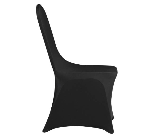 Juodi elastiniai kėdžių užvalkalai 50 vnt.10
