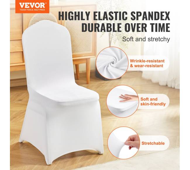 Balti tampomi kėdžių užvalkalai, 30 vnt.1