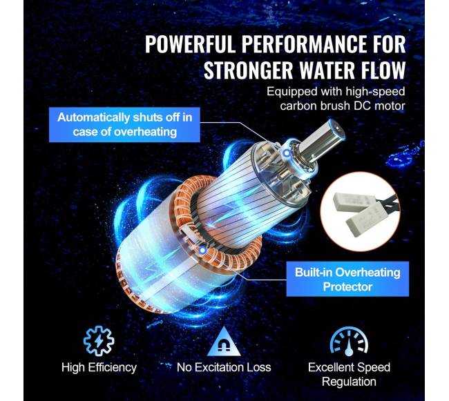 Saulės energijos povandeninis vandens siurblys 12V4