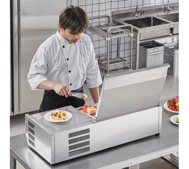 Šaldomas salotų ir picų paruošimo stalas7