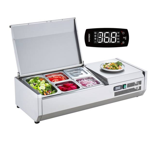 Šaldomas salotų ir picų paruošimo stalas8