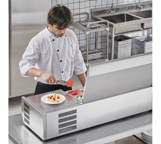 Šaldantis preparavimo stalas salotoms ir picai7