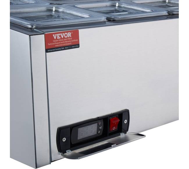 Stalviršio salotų ir picos šaldymo stotis 145 W10