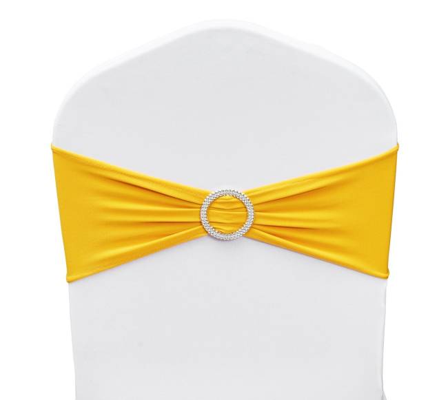 100 vnt. geltonos elastinės kėdžių juostos9