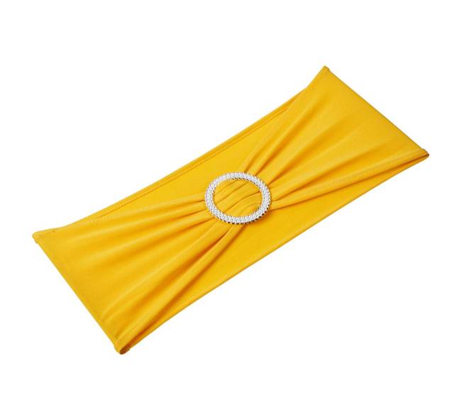 100 vnt. geltonos elastinės kėdžių juostos10