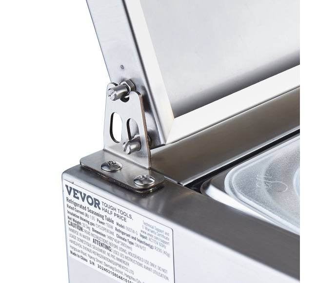 stalviršio šaldytuvinė pica salotų stotis10