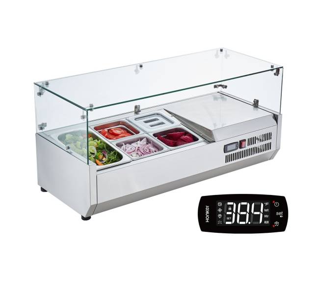 Stalviršio šaldytuvo salotų picos ruoša9