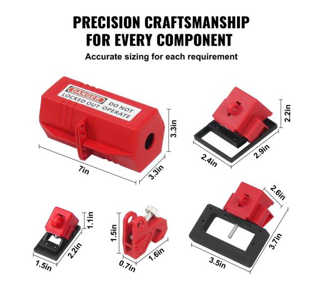 Elektros užraktų ir žymėjimo komplektas, 59 vnt.4