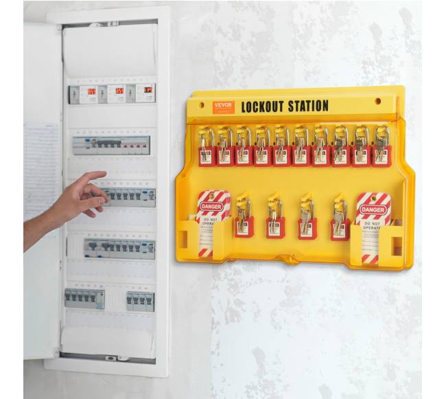 Elektros blokavimo rinkinys su 60 dalių7