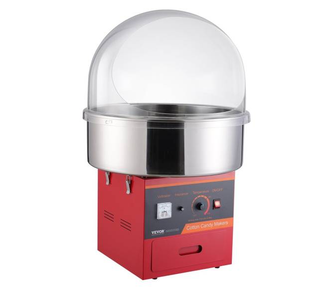 Elektrinė cukraus vatos mašina su dėklu0