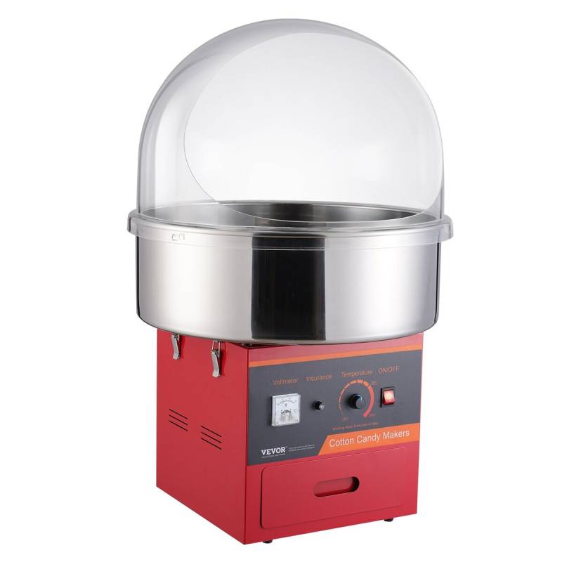 Elektrinė cukraus vatos mašina su dėklu0
