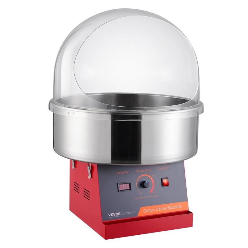 Elektrinė cukraus vatos mašina su dangčiu0