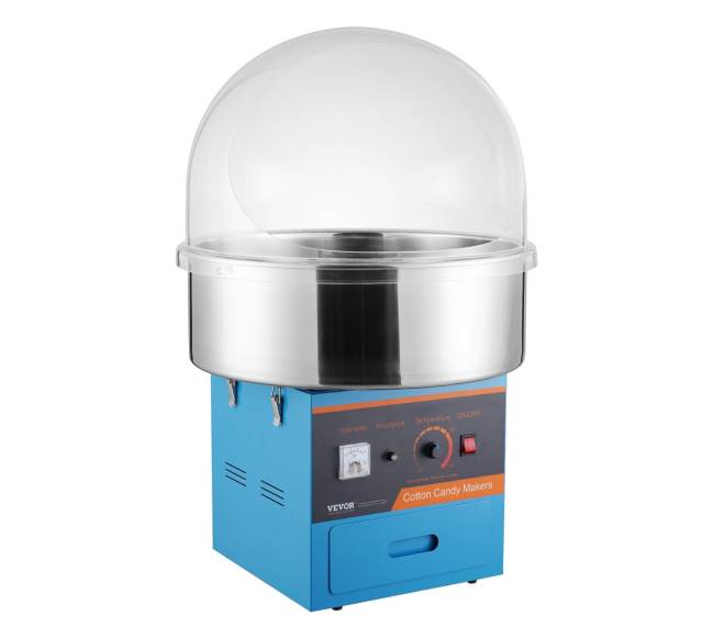 Elektrinė cukraus vatos mašina su dangčiu0