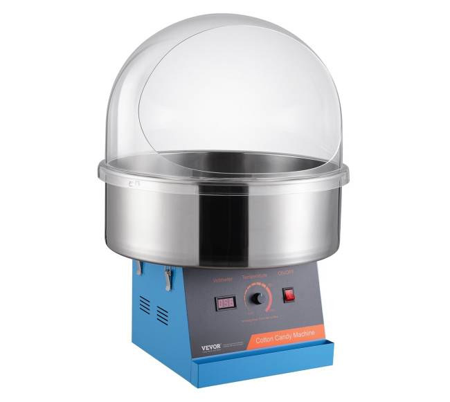 Elektrinė cukraus vatos mašina su dangčiu0
