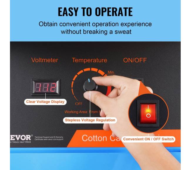 Elektrinė cukraus vatos mašina su dangčiu2