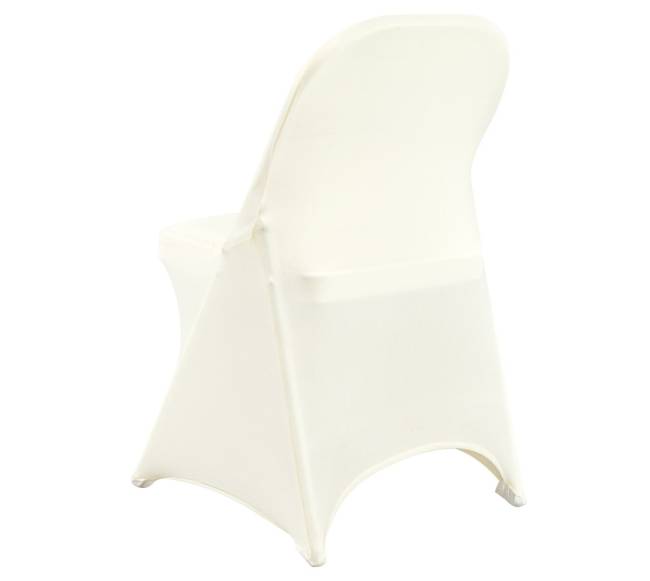 Ivory spandex kėdžių užvalkalai, 50 vnt.9