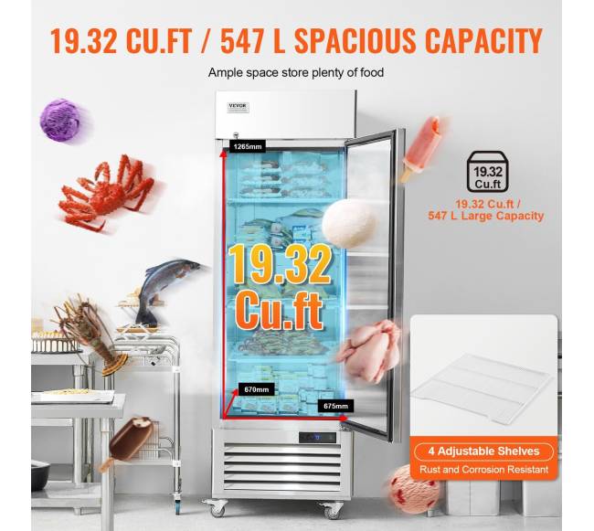 Komercinė šaldymo kamera su vienomis durimis3