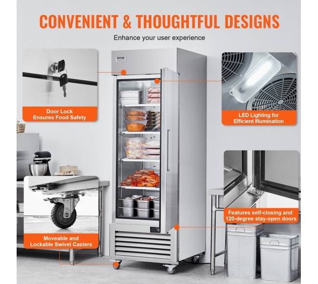 Komercinė šaldymo kamera su vienomis durimis5