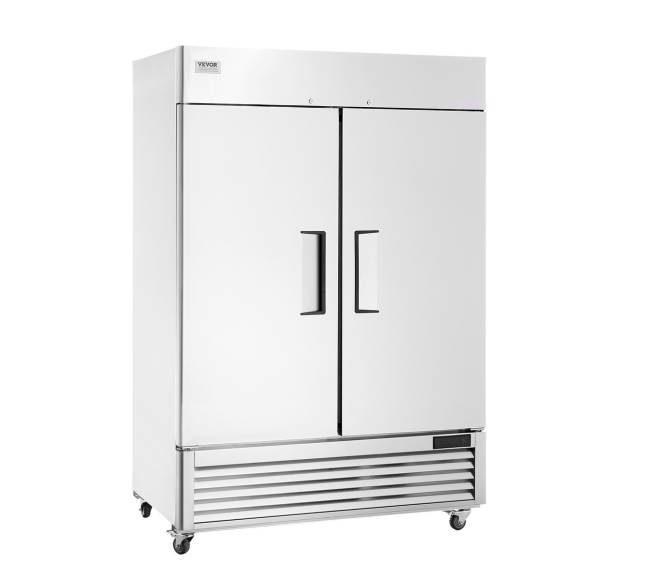 Komercinis šaldytuvas su 2 dviejų durų dėžėmis0