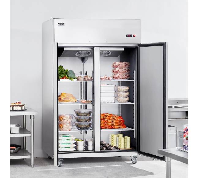 Komercinis šaldytuvas su 2 dviejų durų dėžėmis7