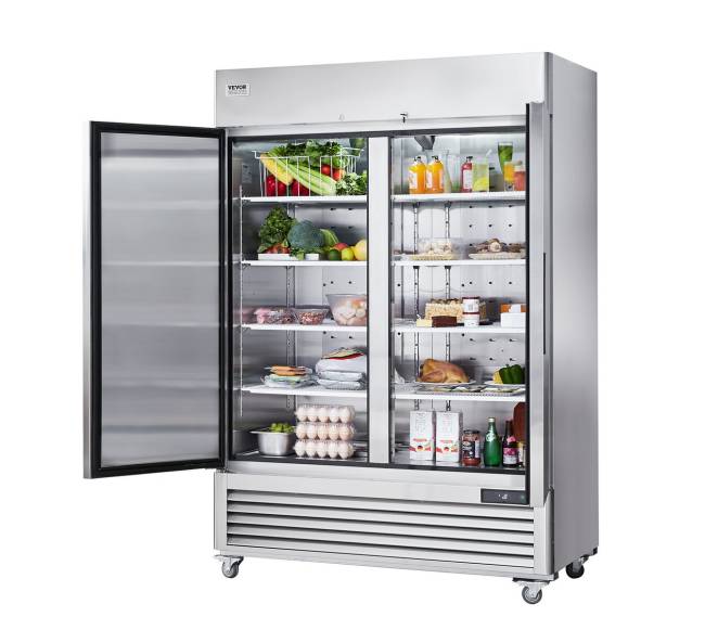 Komercinis šaldytuvas su 2 dviejų durų dėžėmis10