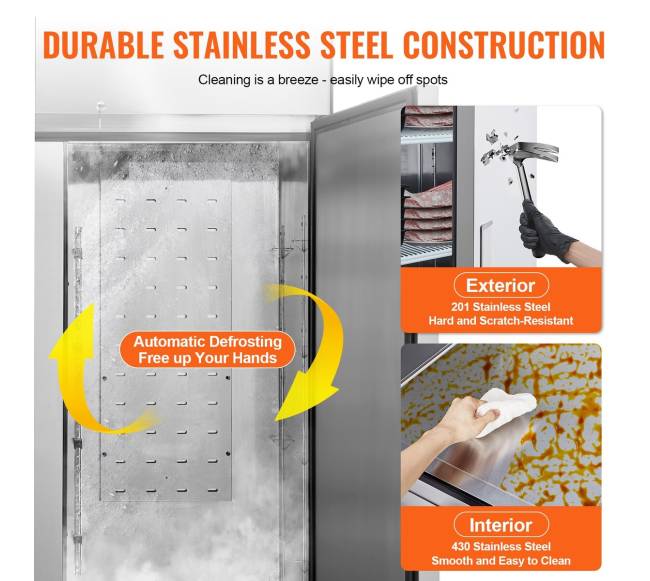 Komercinis šaldiklis 1100 L su 2 durimis2