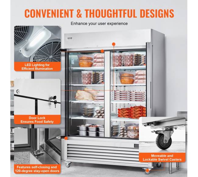 Komercinis šaldiklis 1100 L su 2 durimis5