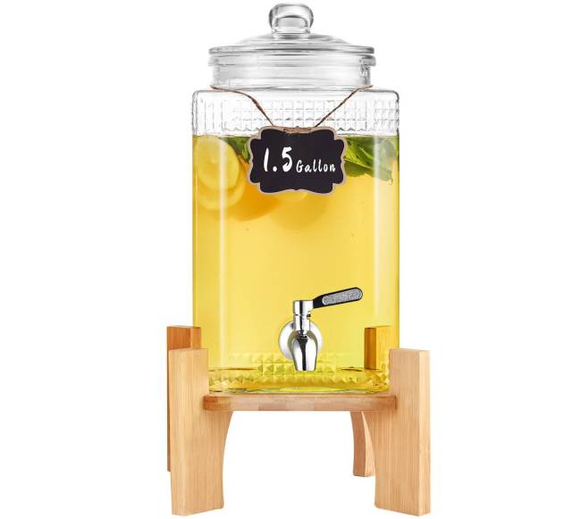 Gėrimų indas su stovu ir gaubtu0