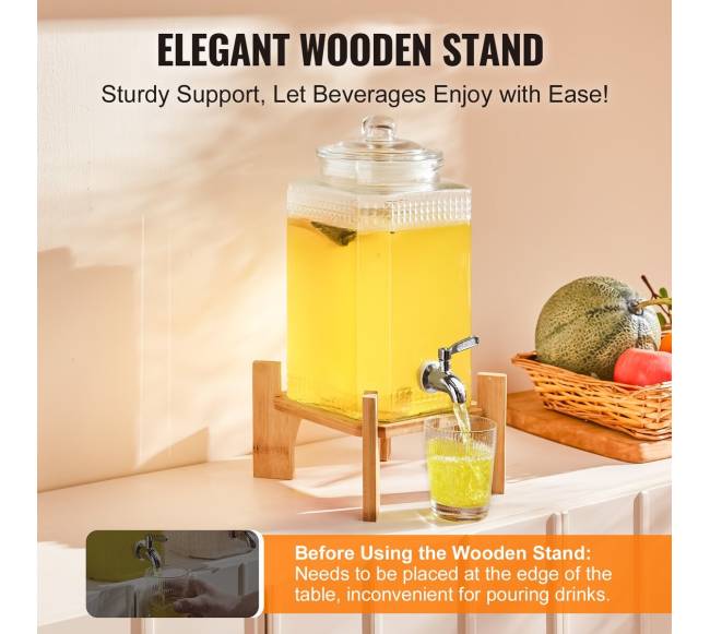 Gėrimų indas su stovu ir gaubtu5