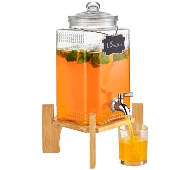 Gėrimų indas su stovu ir gaubtu8