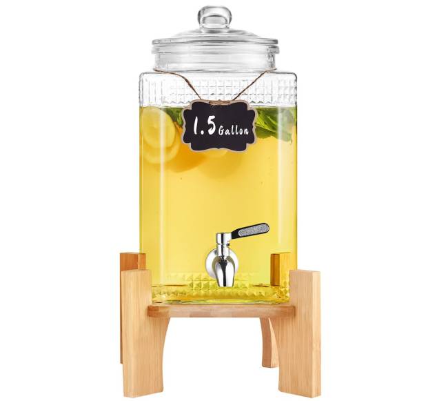 Gėrimų indas su stovu ir gaubtu9