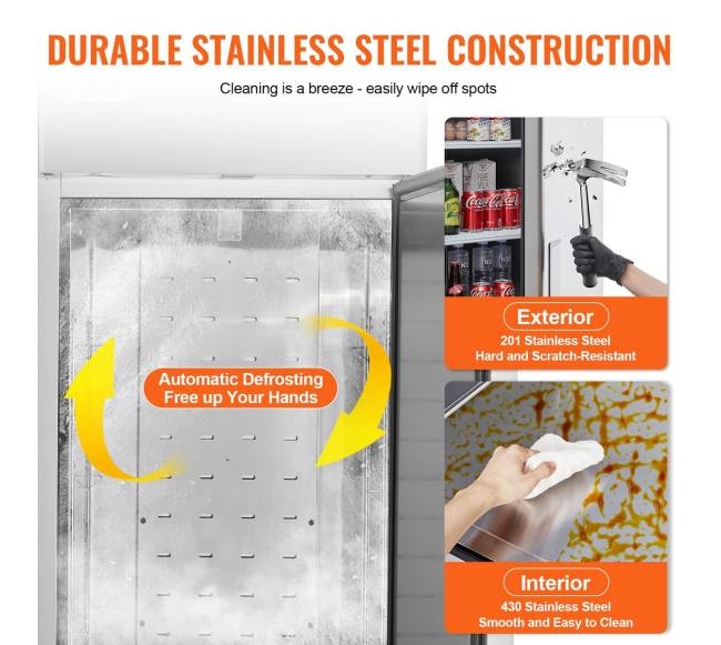 Komercinis šaldytuvas vienomis durimis2