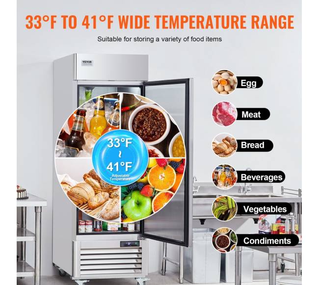 Komercinis šaldytuvas vienomis durimis4