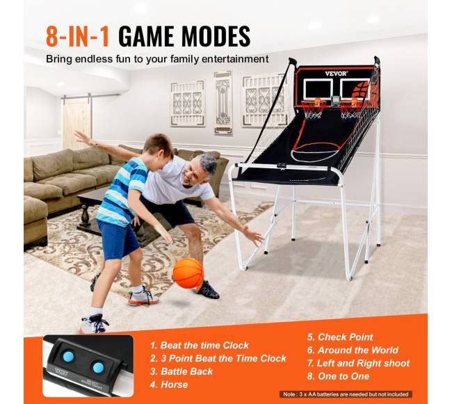 Sulankstomas dvigubas krepšinis dviems žaidėjams3