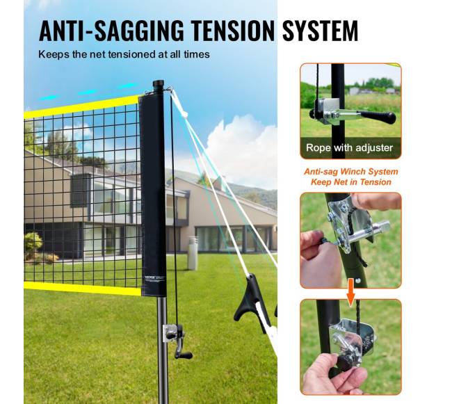 Nešiojama badmintono tinklo rinkinys4