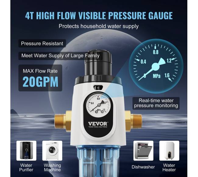 Vandens filtravimo sistema su 40 mikronų filtru3