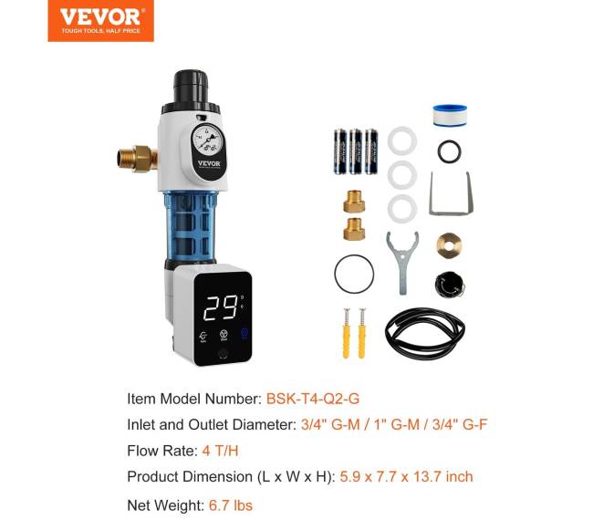 Vandens filtravimo sistema su 40 mikronų filtru6