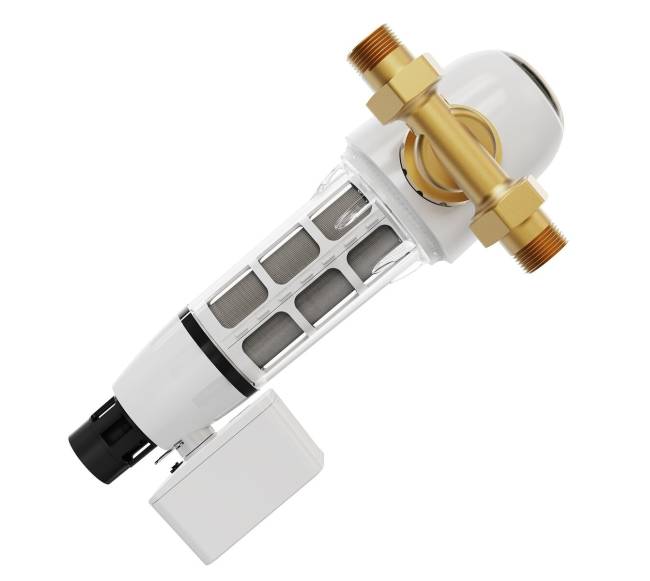 Vandens filtro 40 mikronų nuosėdų filtras su grįžtamu plovimu8