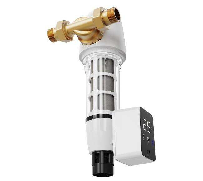 Vandens filtro 40 mikronų nuosėdų filtras su grįžtamu plovimu10