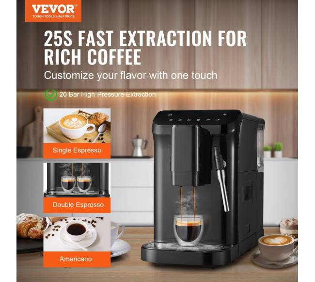 Automatinis espresso aparatas 20 bar su putų lazdele1