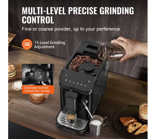 Automatinis espresso aparatas 20 bar su putų lazdele2