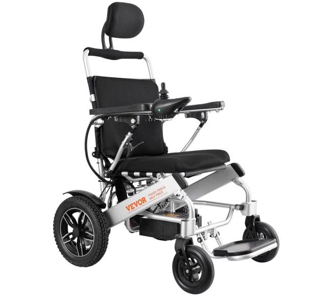 Sulankstoma elektrinė vežimėlė su reguliuojama atrama0