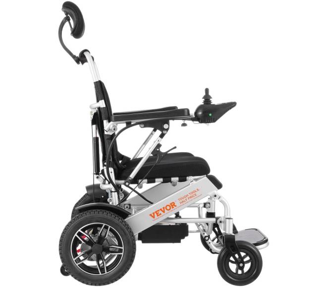 Sulankstoma elektrinė vežimėlė su reguliuojama atrama9