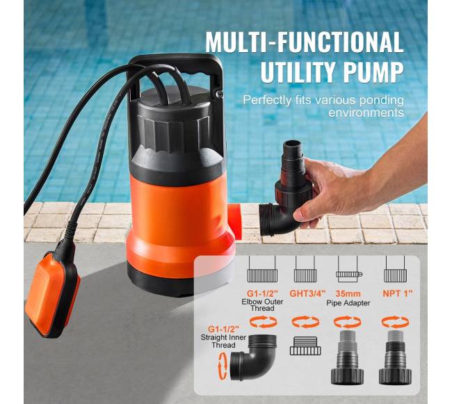 Panardinamasis vandens siurblys 700W 4148 GPH3