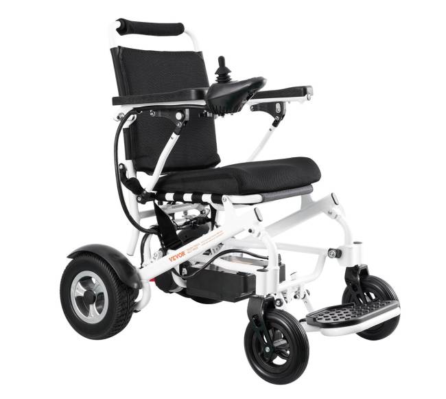 Sulankstomas elektrinis vežimėlis su motoru0