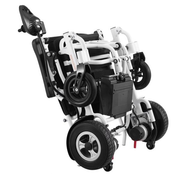 Sulankstomas elektrinis vežimėlis su motoru8
