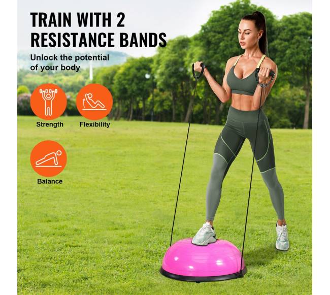 Pusiau treniruoklis balansui su juostomis2