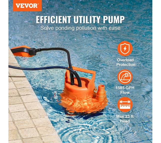 Panardinamas siurblys 320W 6000 Lval 7 m1