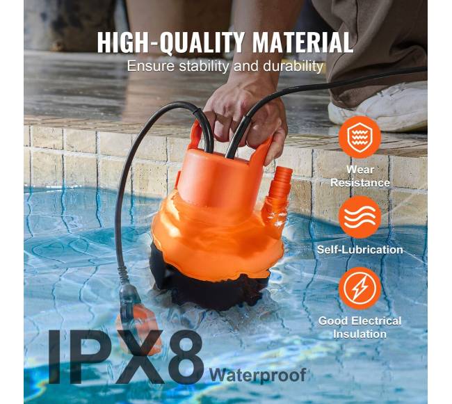 Panardinamas siurblys 320W 6000 Lval 7 m2